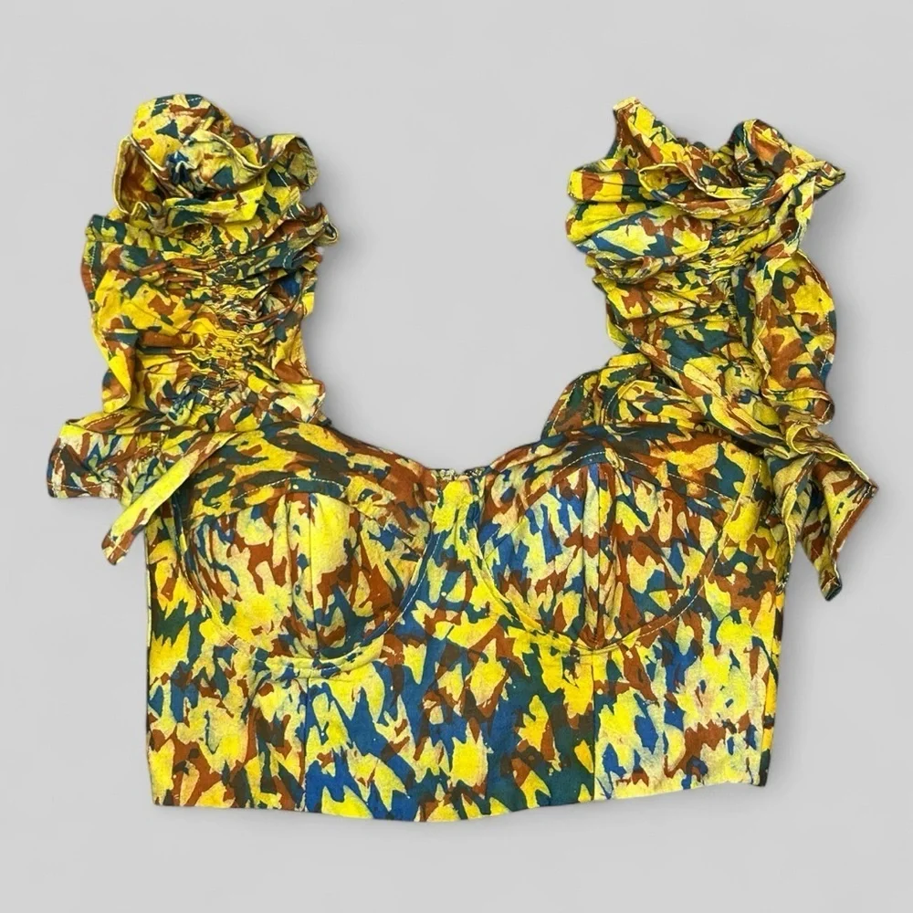 Sika Ikat Bustier Top Size 8 - Picture 2 of 9